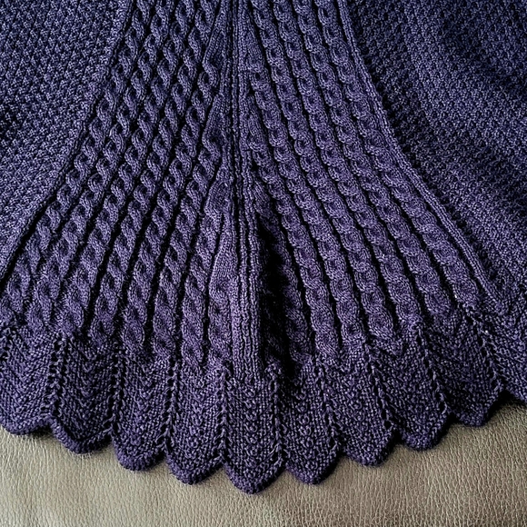 Gorgeous Detailed Navy Sweater - Picture 5 of 5